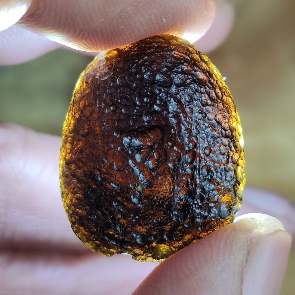 玻璃陨石雷公墨精品陨石冲击玻璃宇宙火流星天外来客