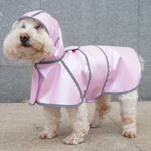 chongtapet狗狗披风雨衣粉色反光泰迪柴犬柯基雨衣小型犬雨披批发