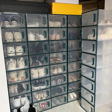 加厚鞋盒收纳盒透明鞋子收纳神器鞋架鞋柜存放盒鞋收纳省空间酥蛮