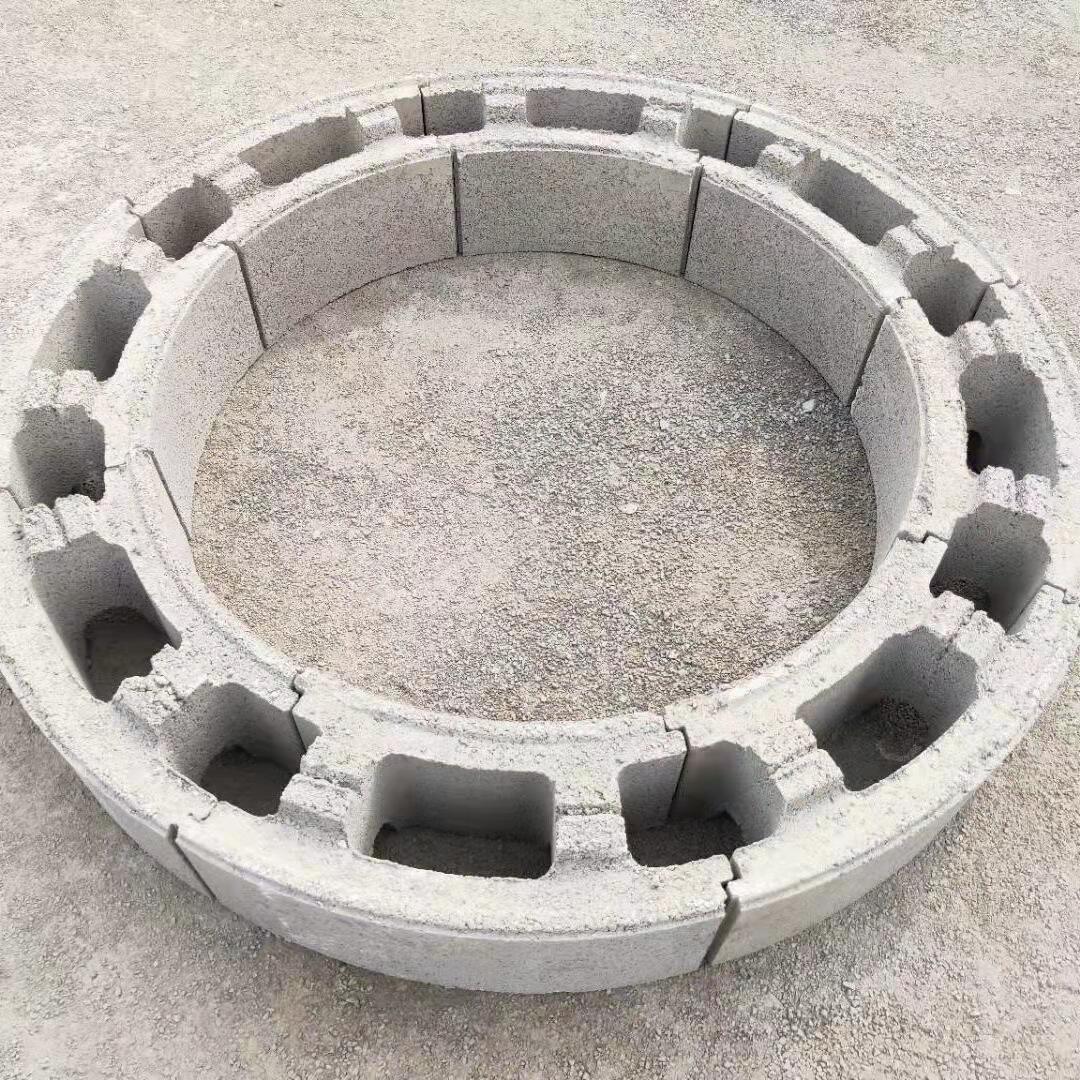 定制混凝土砌井模块检查井砌块700至2000方沟模块30,40左右角