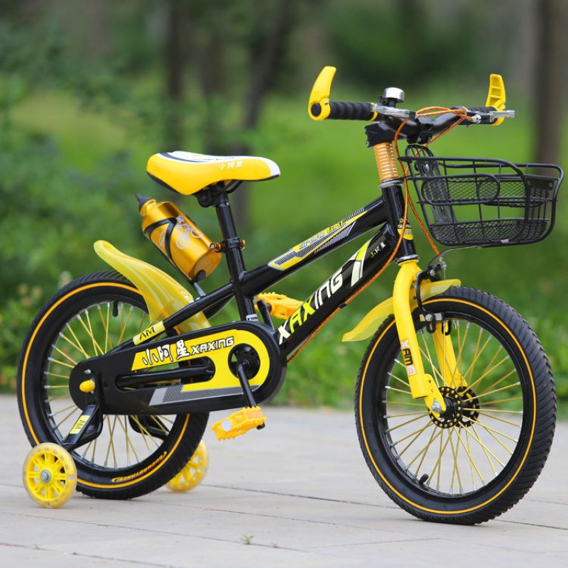 儿童自行车 带辅助轮新款男孩3-4-6-7-8-10岁童车小孩脚踏单车