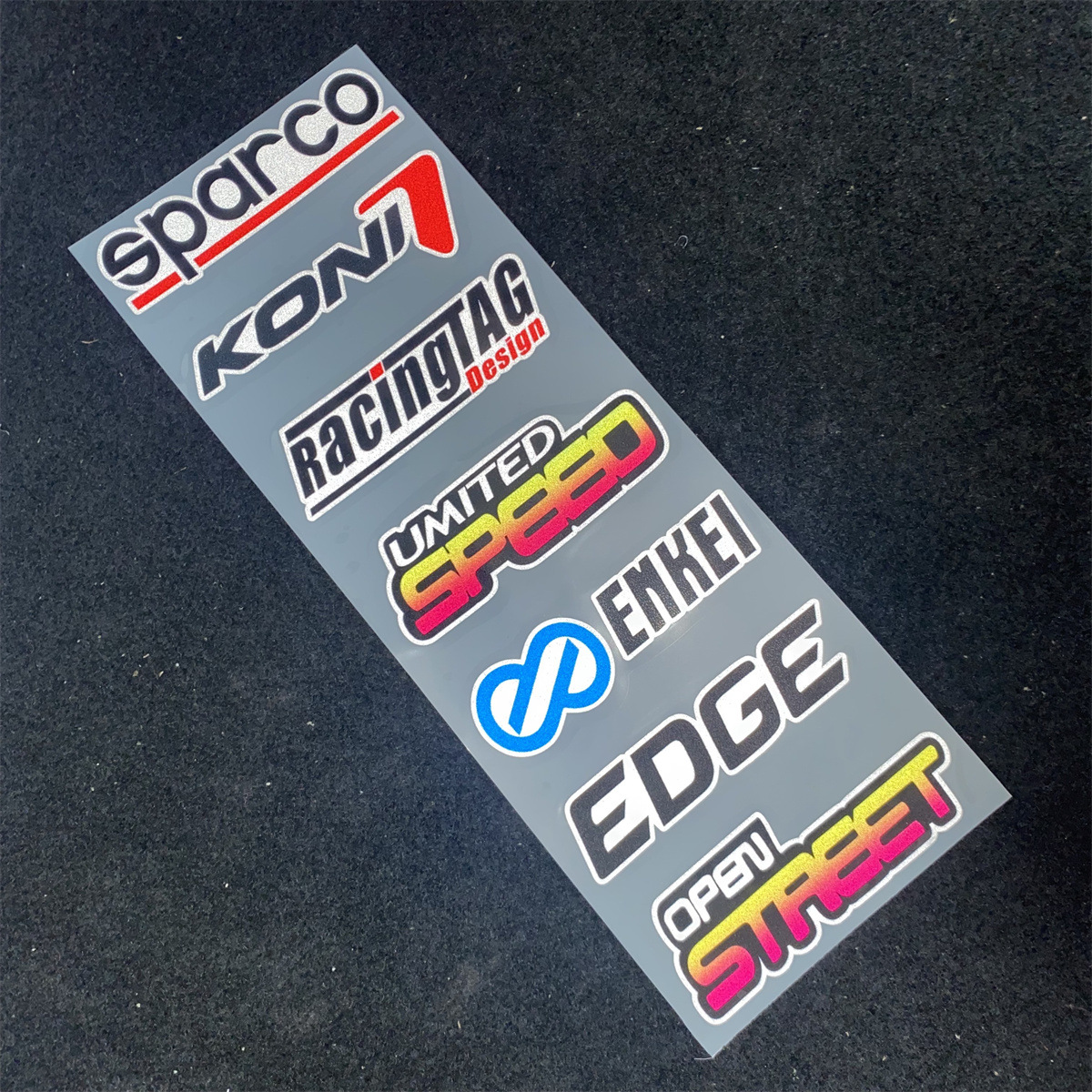 外贸英文speed 赞助商反光车贴 摩托车电动车装饰贴 汽车改装贴纸