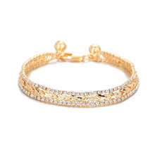跨境24K镀金黄铜时尚珠宝手链高级感镂空纹理设计女士手链