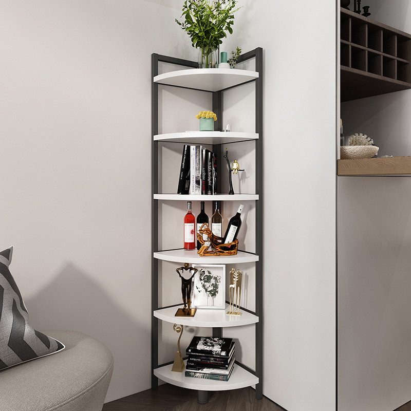 厨房铁艺餐厅边角柜客厅三角形转角架简易墙角柜卧室储物架置物架