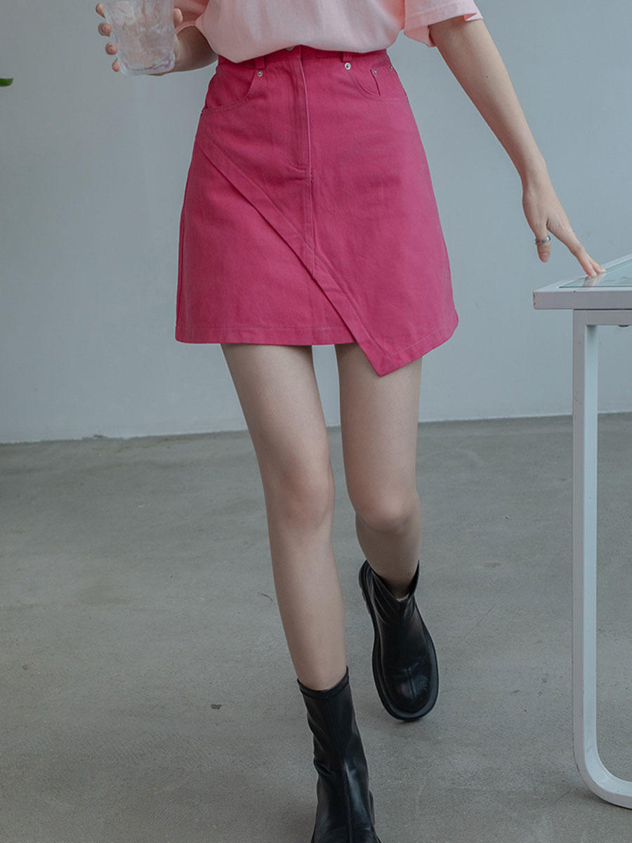 玫红色a字半裙-新款价格,厂家,货源-阿里巴巴