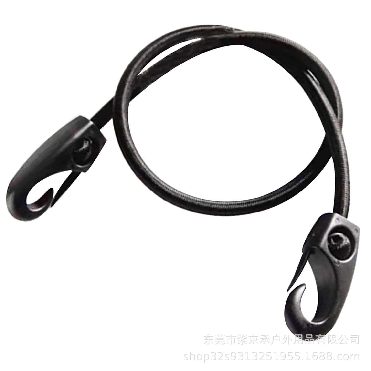 弹力绳塑料挂钩塑胶皮划艇弹性配件露营帐篷固定绳车载晾衣弹力绳