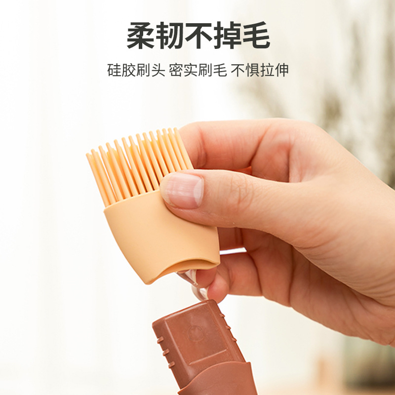 Oil Brush Oil Brush Barbecue Silicone Kitchen Baking High Temperature Resistant Seasoning Food Grade Complementary Food Sauce Pancake Tool Pen
