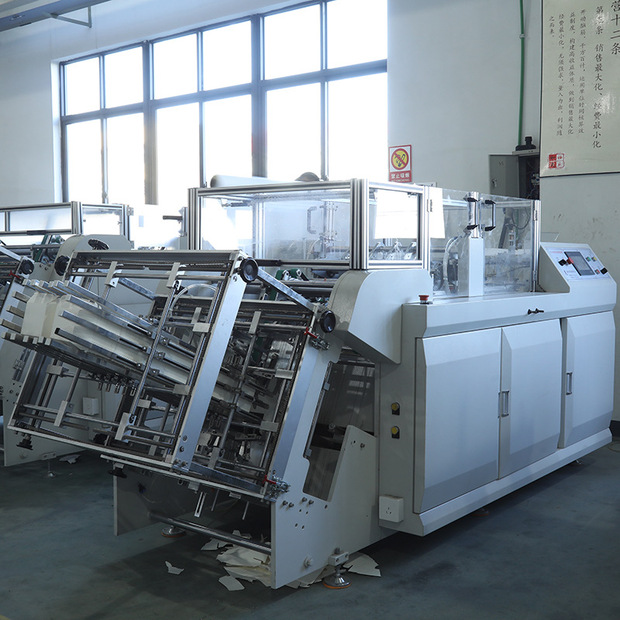 全自动高速纸盒成型机 蛋糕纸托 四方热狗盒机 糊盒机厂家批发