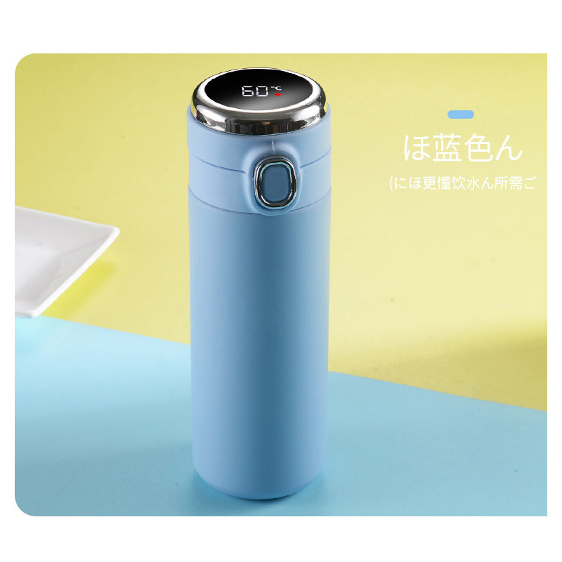 Modern Simple 304 Stainless Steel Pea Cup Portable Bounce Cover Straight Mini Water Cup Student Cute Thermos Cup