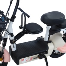 电动车儿童坐椅子前置宝宝小孩电瓶踏板自行车可折叠座椅前座