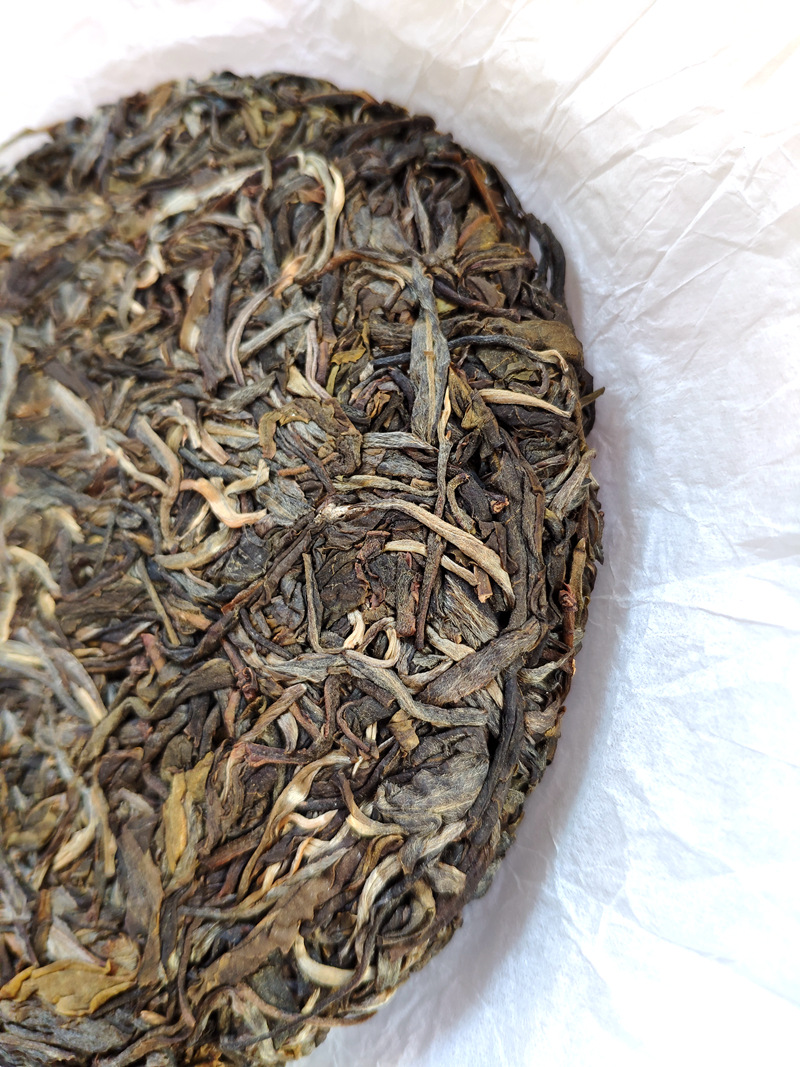 【邦东古树茶饼 357克】2018普洱茶云南临沧生普散茶生茶茶叶批发