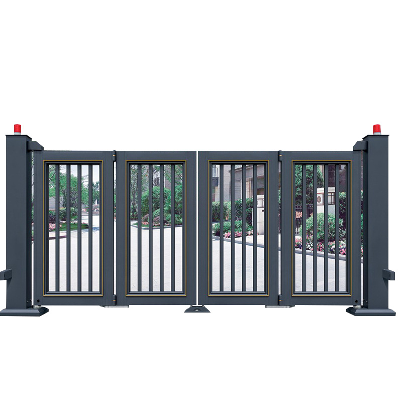 农村庭院大门别墅门庭院悬浮折叠门别墅大门 电动自动门平移门