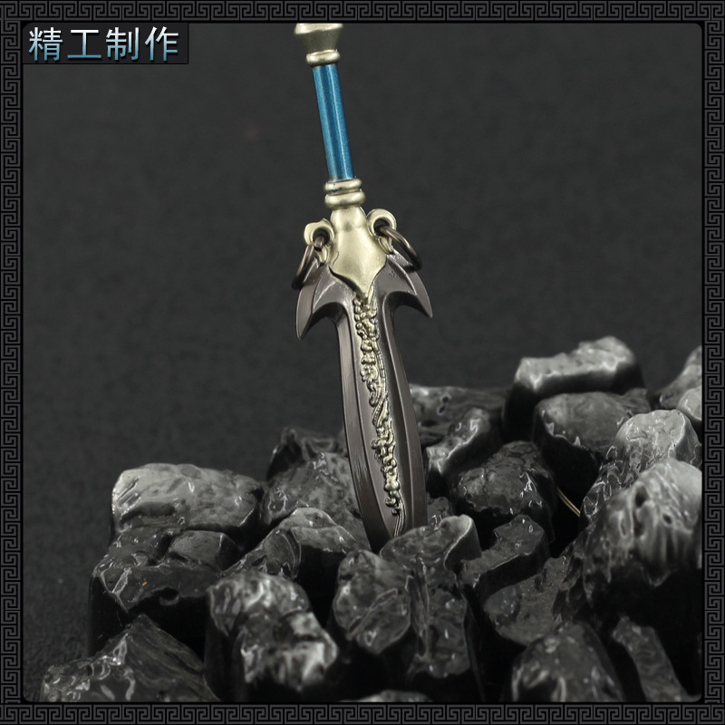 三国马超兵器 张飞丈八蛇矛 吕布方天画戟兵人武器道具模型未开刃