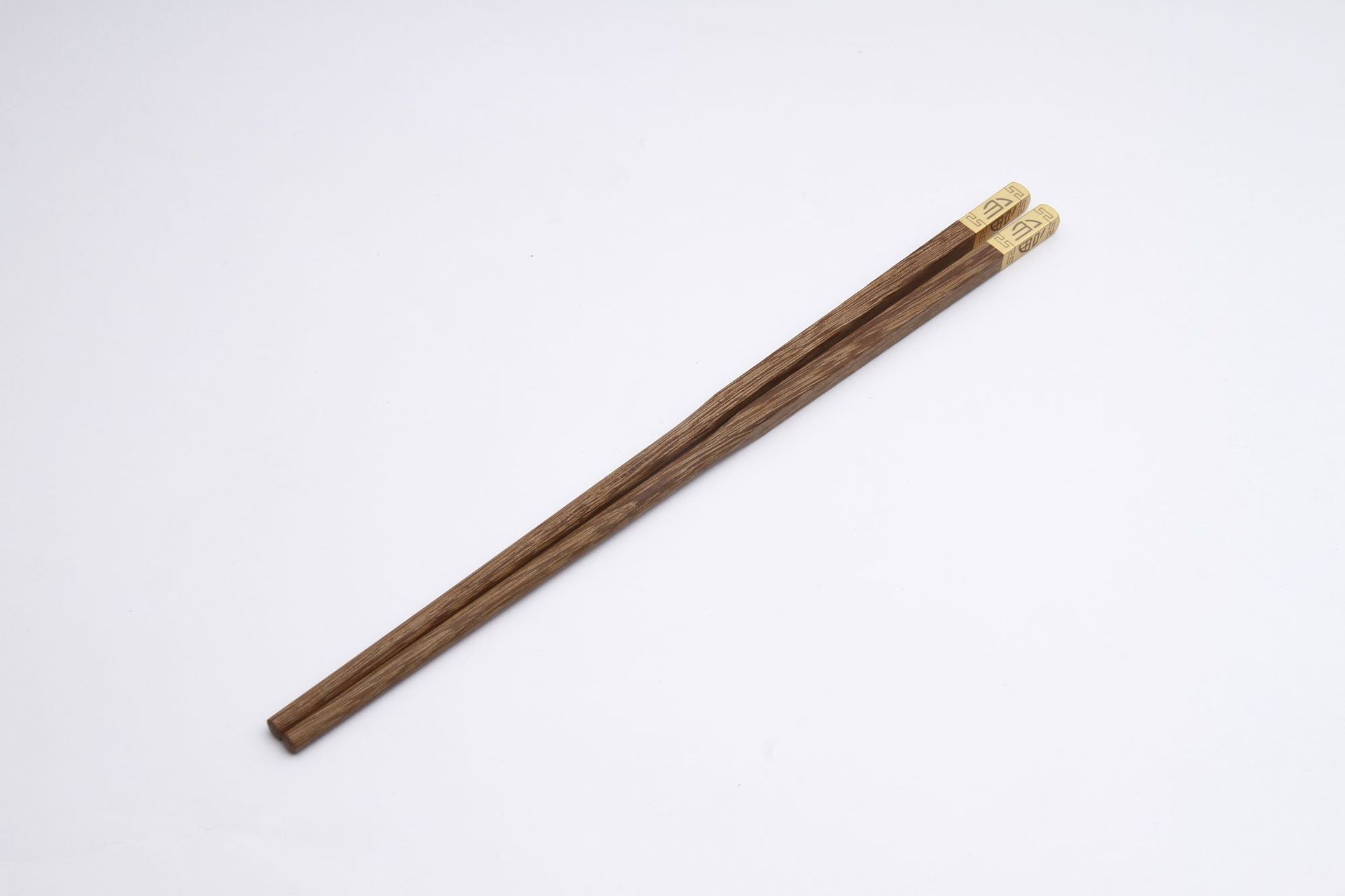 鸡翅木中华筷子丝印拼福中式天然无漆鸡翅木筷子家用福筷防滑筷子