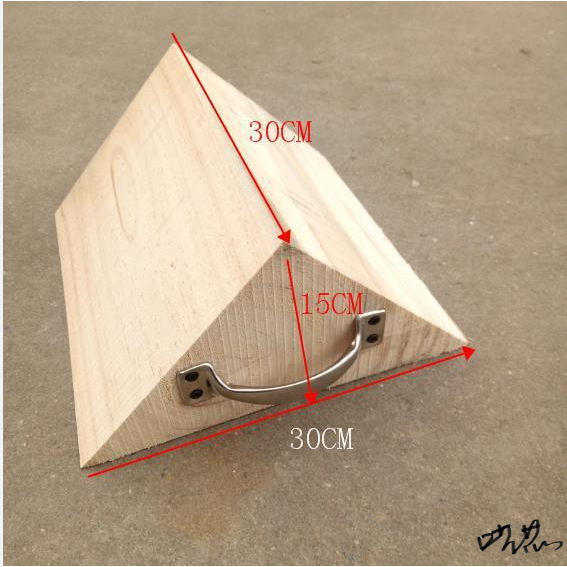 大货车溜车止退器便携车垫限位用三角木木头滑定位垫木楔-阿里巴巴