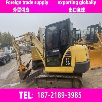 农用二手小型挖掘机 小松pc56二手5吨挖土机-阿里巴巴