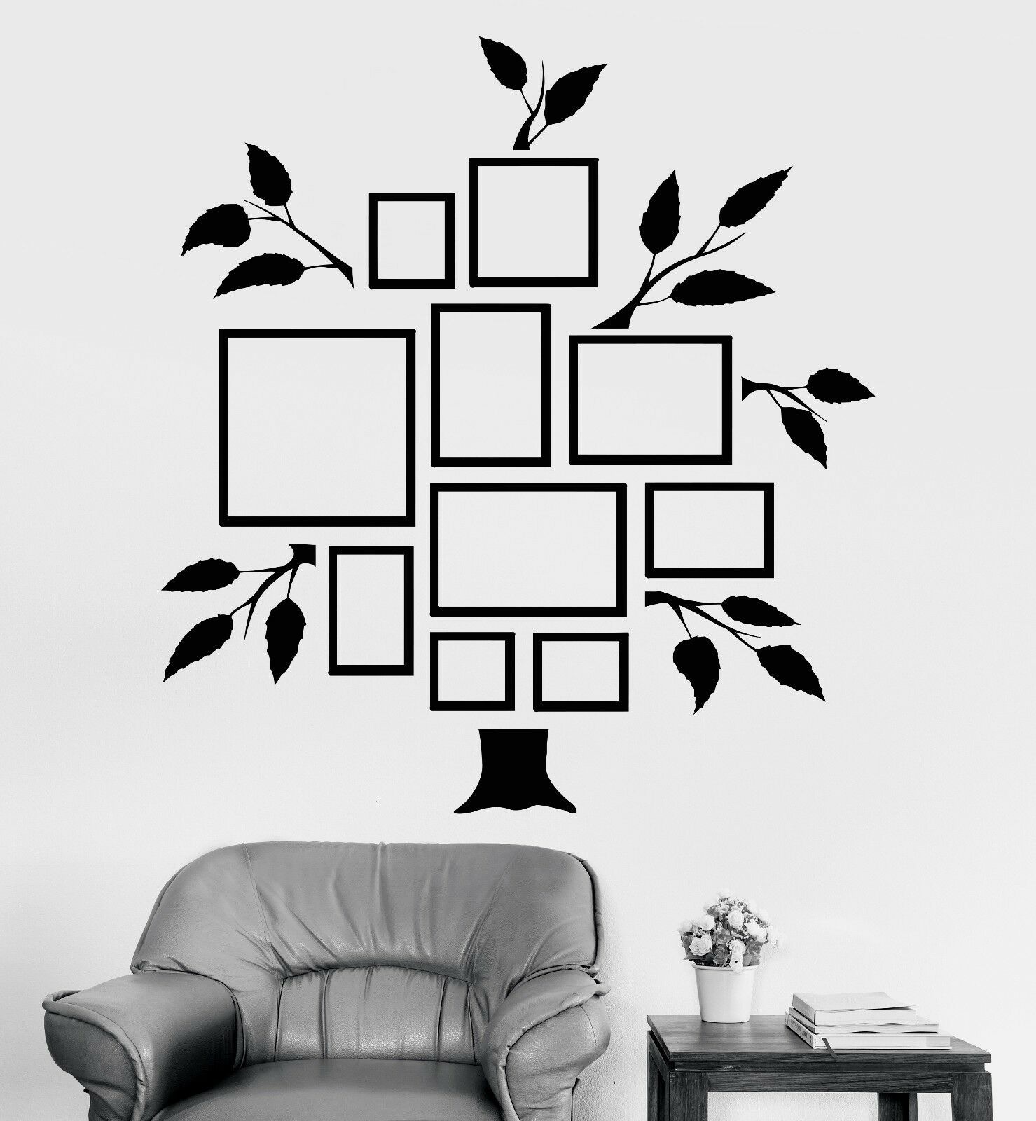 photo tree照片树沙发背景墙wall decor跨境亚马逊速卖通dw13117