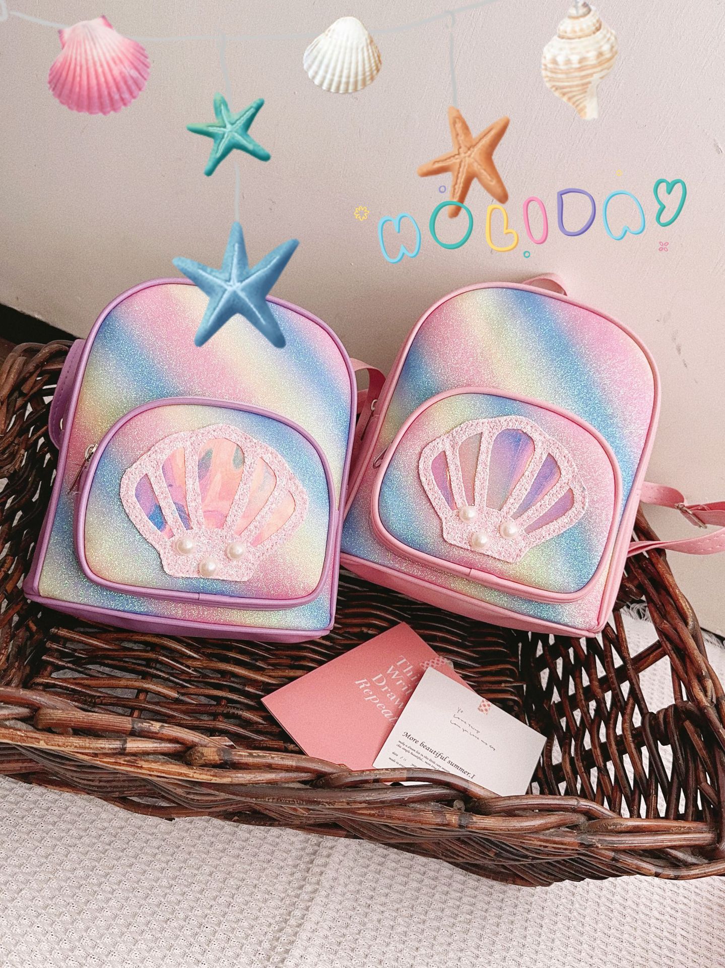 2023 New Fashion Shell Backpack Girl Cute Cartoon Kindergarten Backpack Children's Trendy Backpack