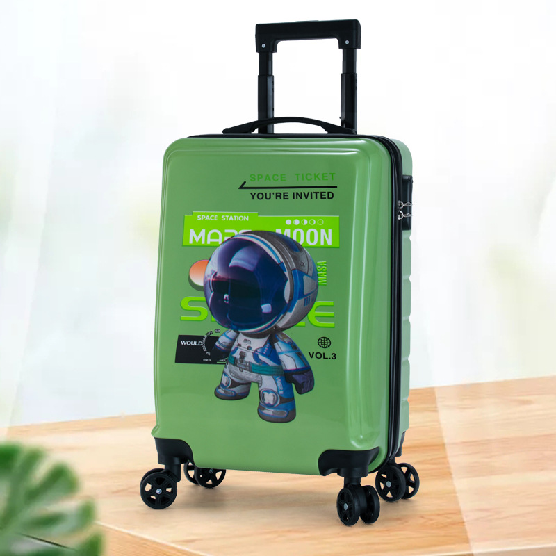 Cartoon Children's Trolley Case 18-Inch Student Luggage Universal Wheel Outdoor Travel Boarding Bag Children's Suitcase