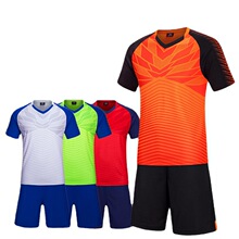 河床2324冷门新款球衣白红色足球训练服定制印号短袖男踢球运动服