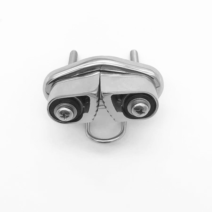 跨境现货 316不锈钢夹绳器 凸轮夹绳器 帆船夹绳器 普拉提夹绳器