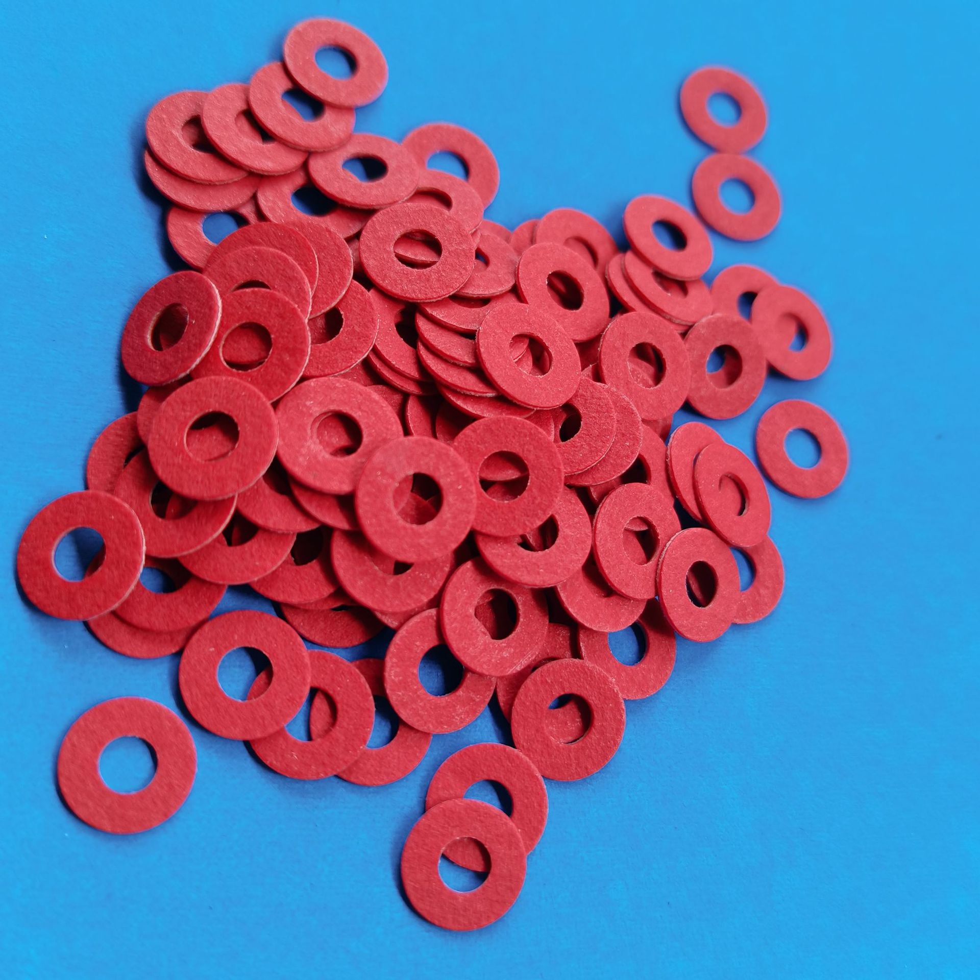 厂家批发红钢纸垫片红色快巴纸垫圈 红色绝缘介子红钢纸垫片
