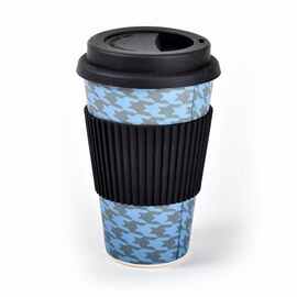 来图可定饮品店咖啡杯奶茶杯水杯批发 新款潮流印花竹纤维可降解