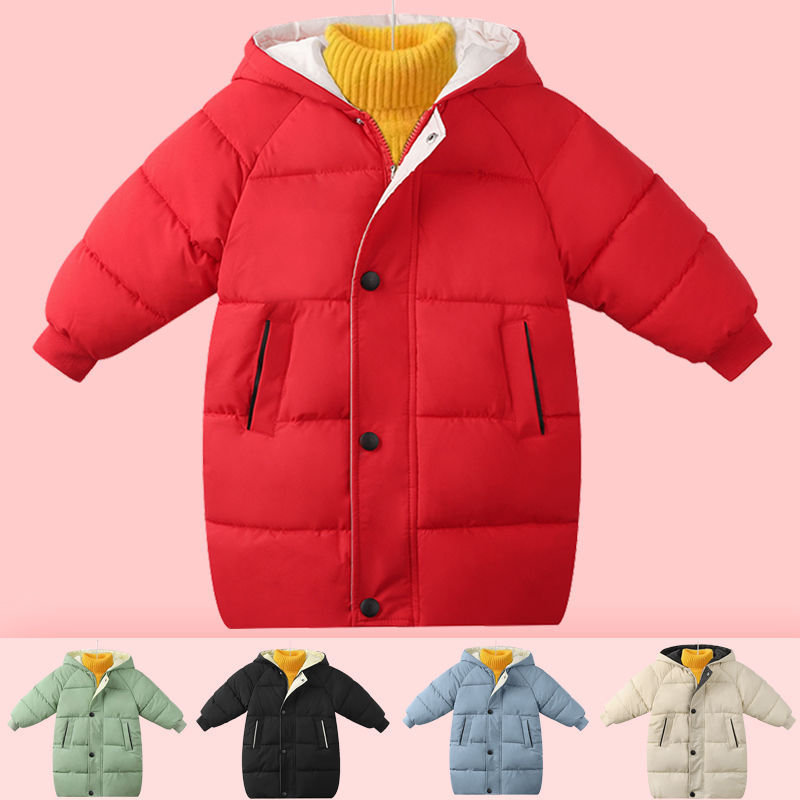 宝宝羽绒儿童棉衣新款中长款棉服中小童棉衣男童女童秋冬外套代发