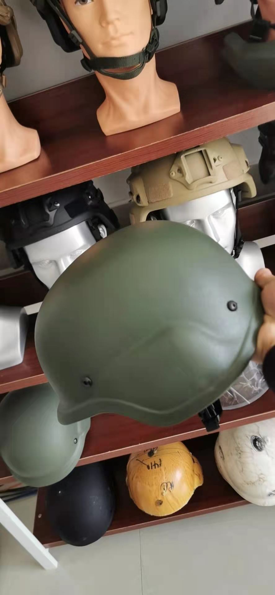 谐和厂家pe材料 pasgt防弹防爆战斗头盔m88装甲安全头盔