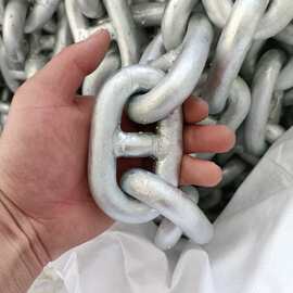 0成交56笔7年复购率:40%厂家直销船用舱盖链条锚链热镀锌起重链条码头