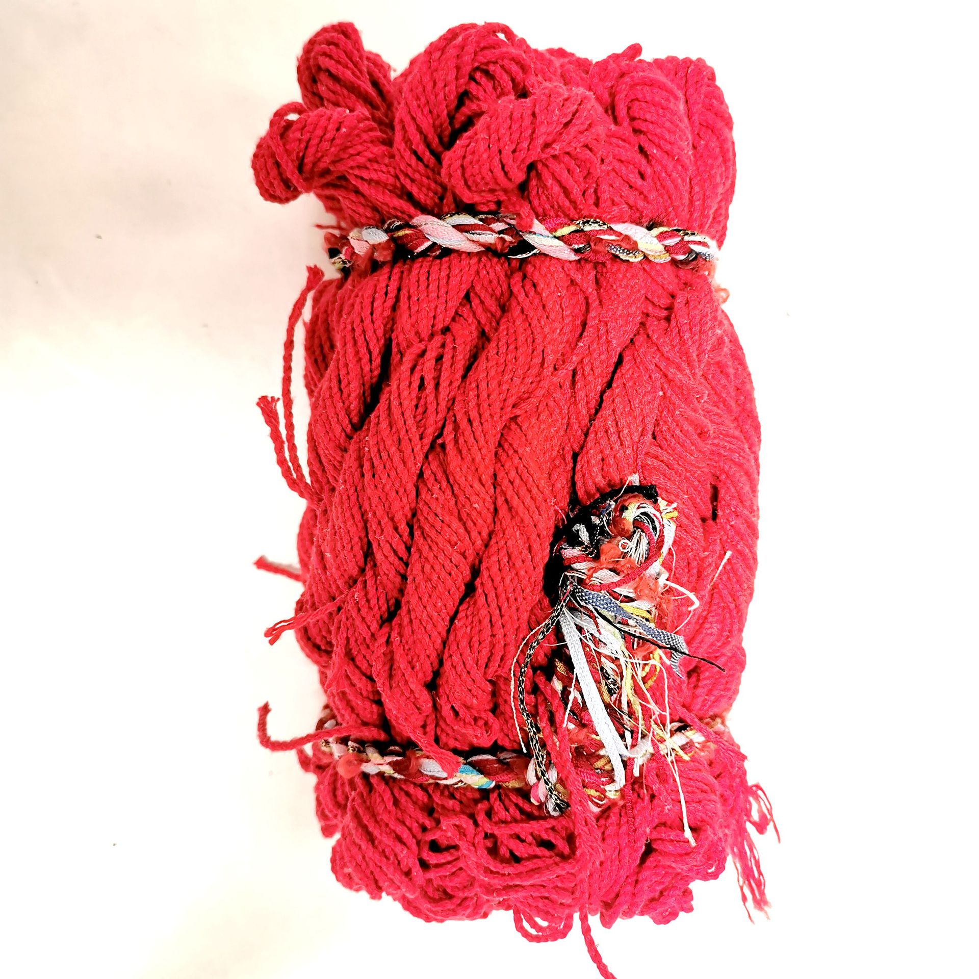 factory direct sales zongzi string sausage line cotton string binding rope thickness decorative rope red good thing rope string