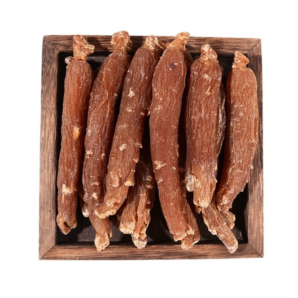 长白山野生红参个东北吉林生晒参大红参高丽参非片无糖红参片