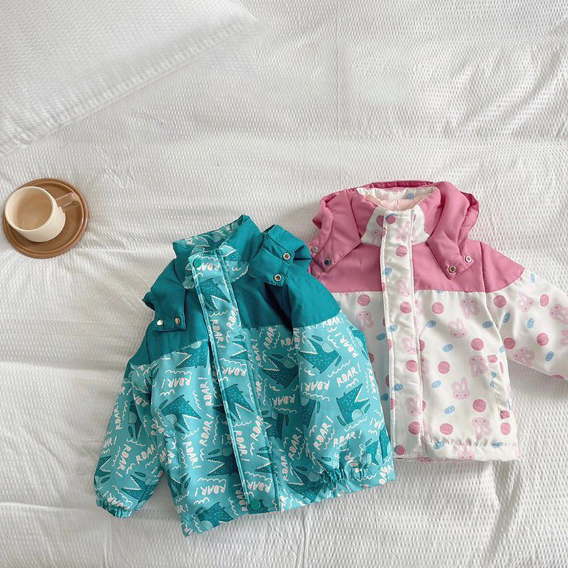 马丘比丘 蒙蒙摩米2023冬季新款儿童加厚保暖外套 网红童装批发