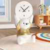 Cartoon Bear large a living room to ground Decoration Home Furnishing ornament sofa TV cabinet bedroom Clock Housewarming gift