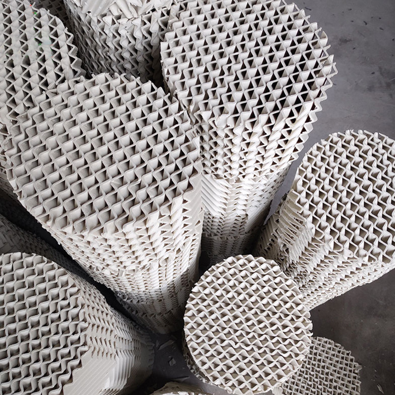 陶瓷规整填料陶瓷波纹填料规整填料干吸塔填料化工填料厂家直供