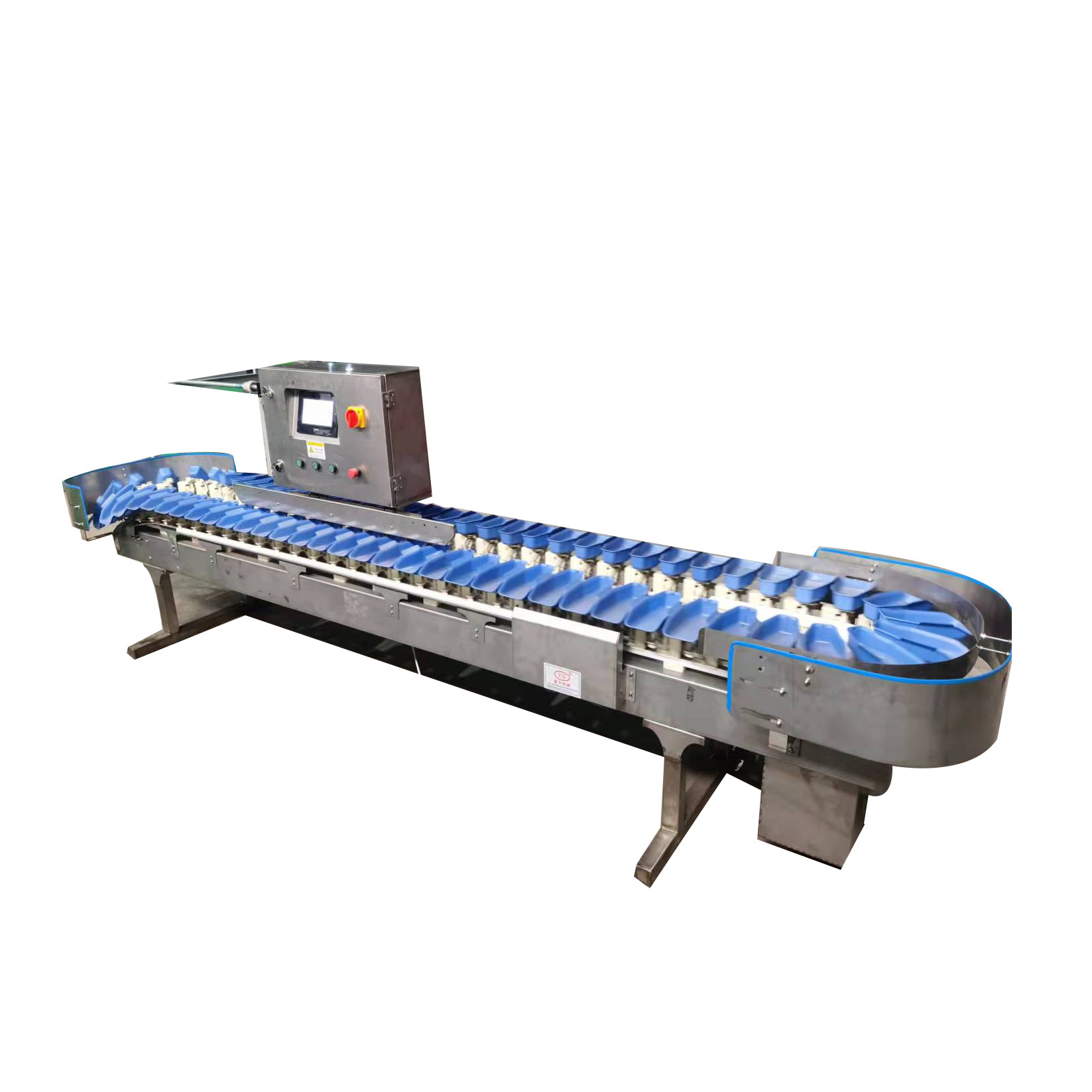 客户流水线分选机牡蛎加工自动分选机生蚝自动分拣机实体厂家 -报价