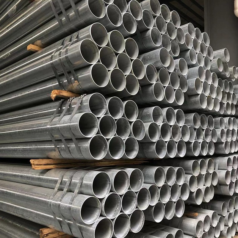 镀锌钢管圆管消防水管钢塑衬塑管热镀锌空心无缝sc穿线管铁管6米