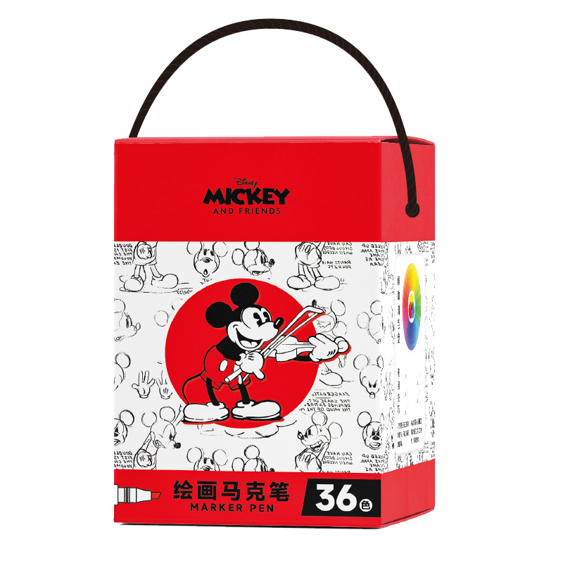 Disney Oily Marker Package Student Art Special Painting Graffiti 24 Colors 48 Colors Children Watercolor Pen