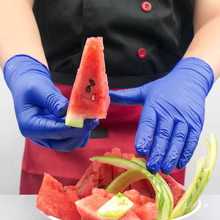 US4A一次性手套橡胶乳胶丁腈手套实验用女塑胶厚防静电食品餐饮厨