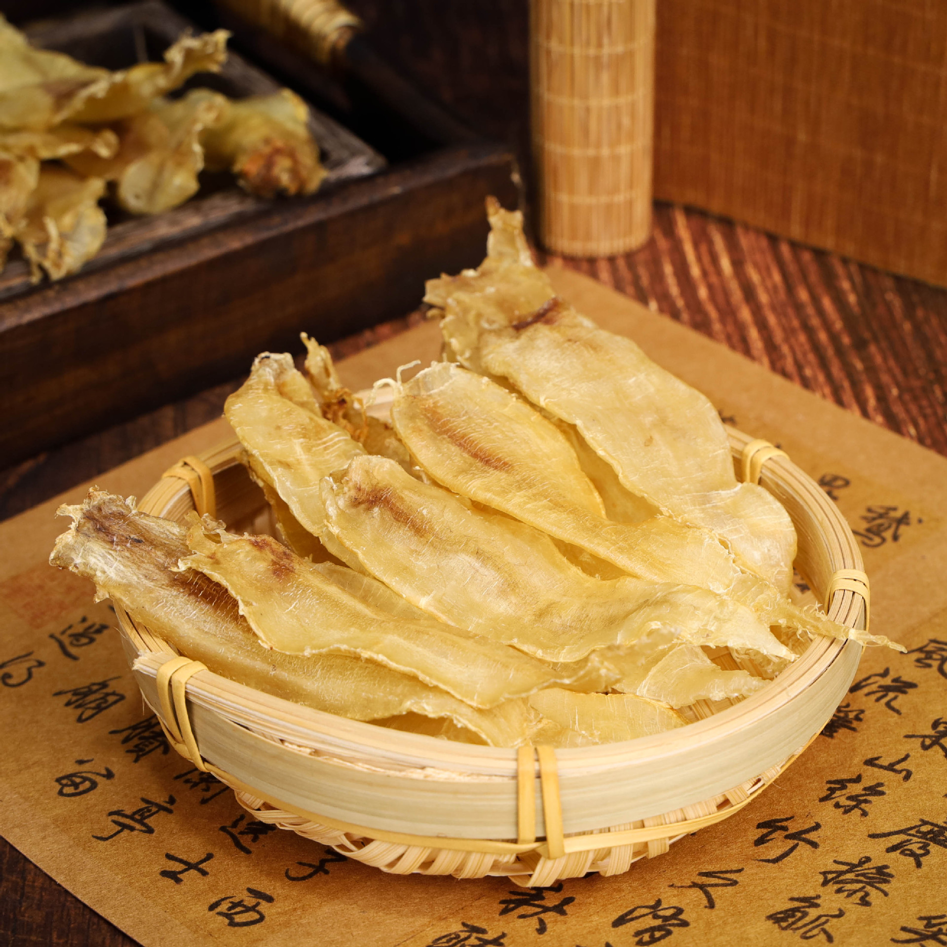 一德路海味渔民自晒 大口公肚赤嘴花胶白花胶鳘鱼胶公鱼肚干货