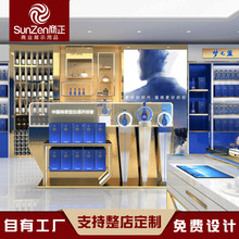 洋河白酒展示柜商用整店设计展示架商用不锈钢展架梦之蓝酒柜展柜