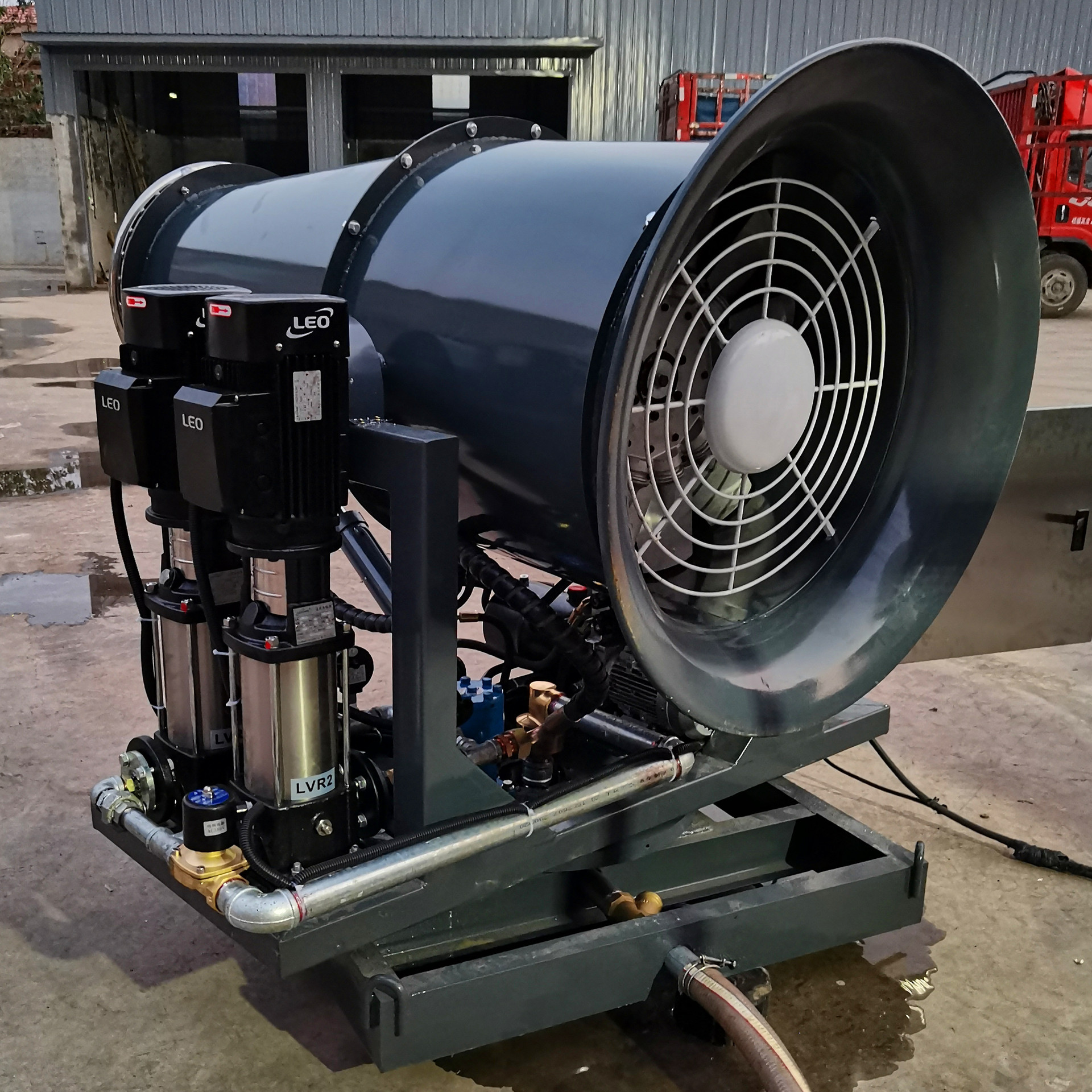 工业雾炮机30-120米远程降尘超细雾炮机全自动喷雾机除尘雾炮机