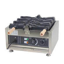 大开口冰淇淋鲷鱼烧机器商用小吃设备电热110V小鱼饼机台湾五谷鱼