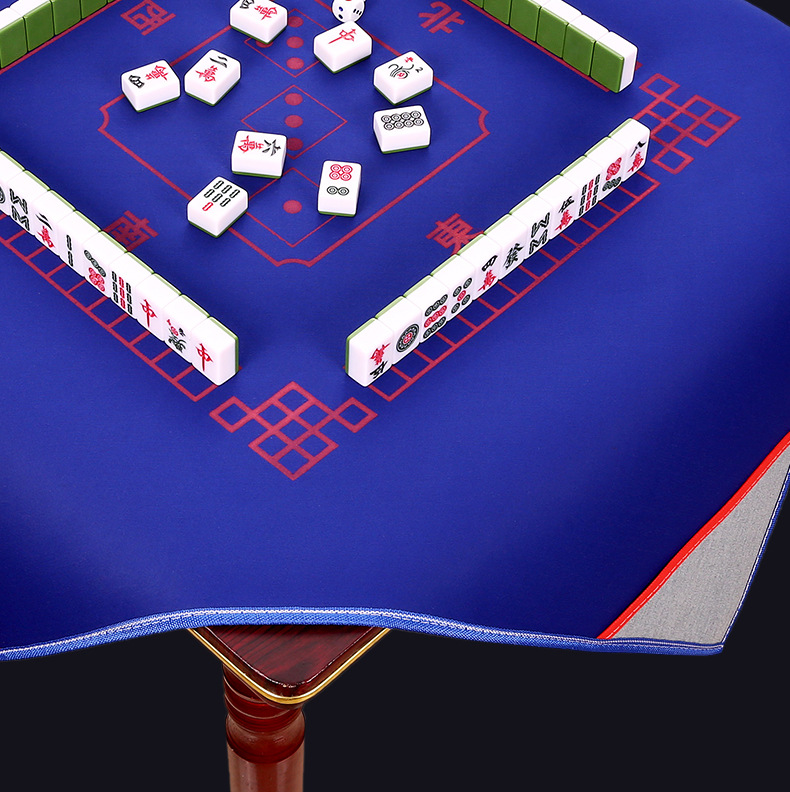 麻将桌桌布手搓麻将布加厚静音正方形消音垫子台布绒面盖布打牌