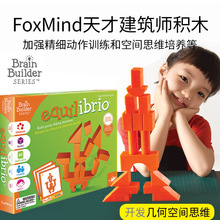 FoxMind 天才建筑师积木益智玩具平衡大师拼接空间STEM逻辑礼物5+