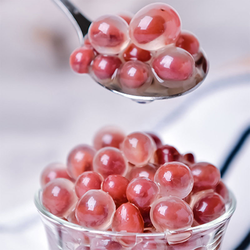 1kg红豆沙爆爆珠夹心爆爆蛋珍珠爆浆龙珠爆爆珠波波球珍珠奶茶