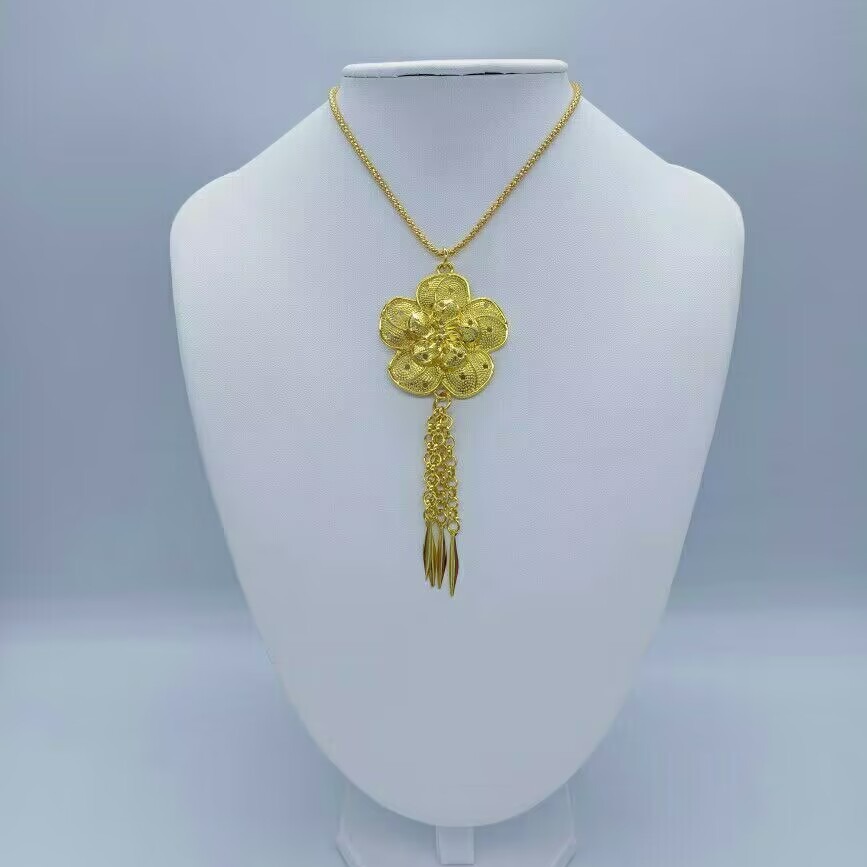 泰国傣族云南民族风流行饰品项链耳环套装泼水节金典服装搭配首饰