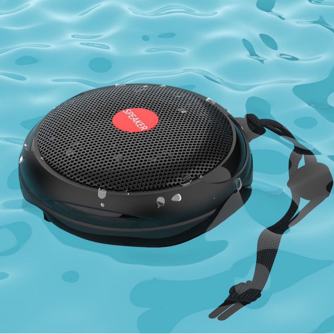 户外登山圆形便携蓝牙音箱新款私模工厂直销ipx6防水音响-阿里巴巴