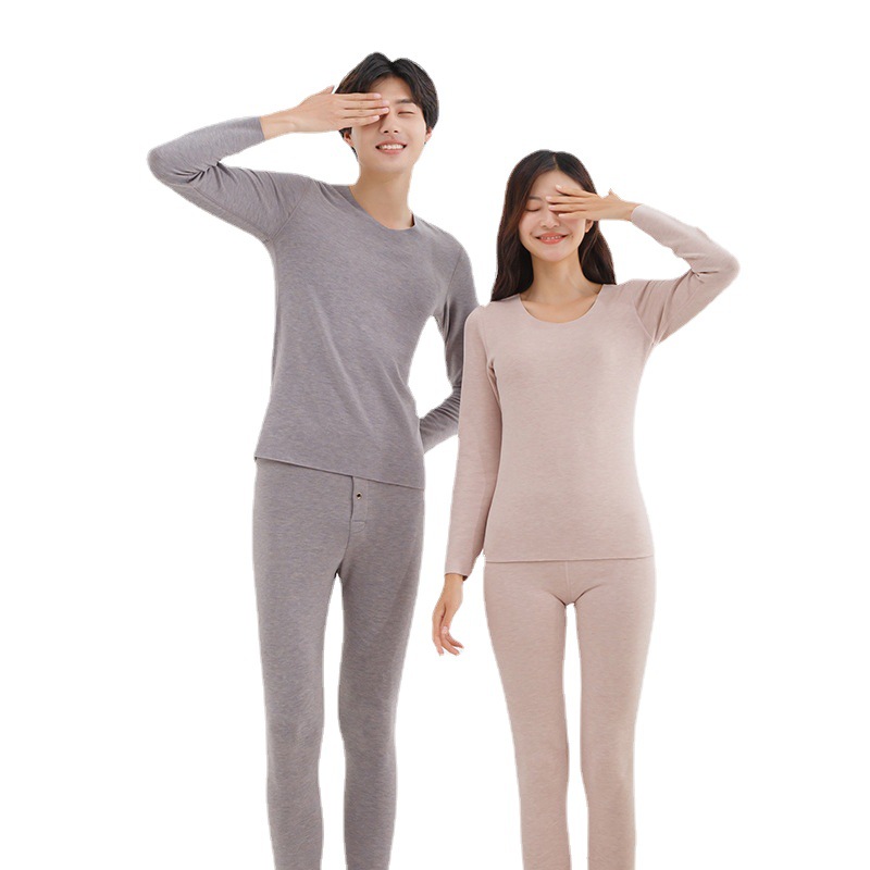 Upgraded Double-Sided Dralon Seamless Thermal Underwear Silk Cashmere Long Johns Men's and Women's Suits Wool Heating