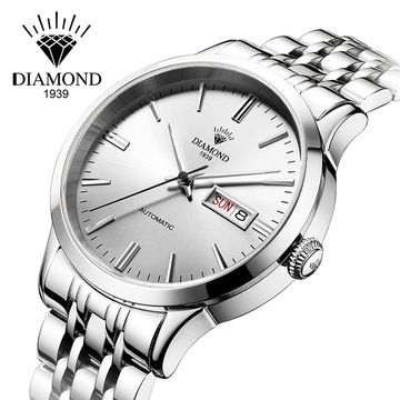 抖音爆款高端送礼男士手表老上海钻石牌手表官方正品国货机械表